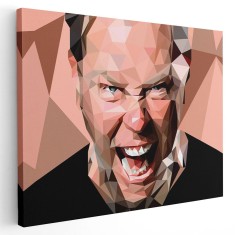 Tablou afis Metallica trupa rock 2390 Tablou canvas pe panza CU RAMA 20x30 cm