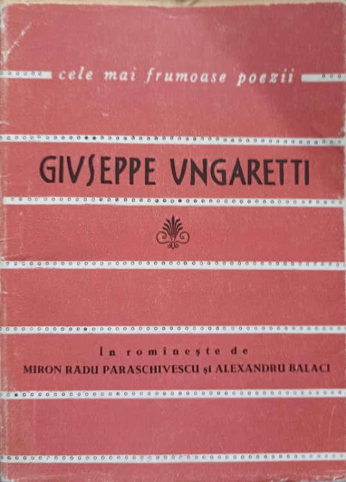 POEZII-GIUSEPPE UNGARETTI-238060