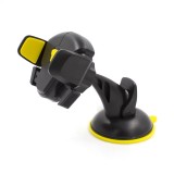 Suport telefon mobil cu ventuza latime 65-90mm Negru/Galben Garage AutoRide
