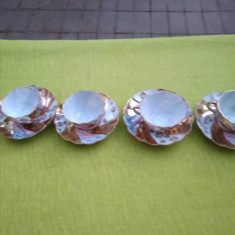 Lot de 4 cesti de cafea din portelan