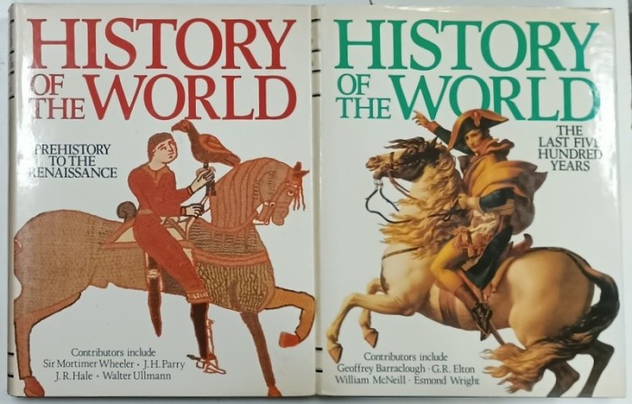 HISTORY OF THE WORLD , edited by ESMOND WRIGHT , VOLUMELE I - II , 1985, BOGAT ILUSTRATA