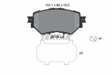 Set placute frana TEXTAR 2215401