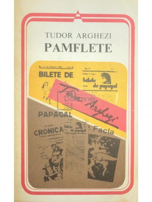 Tudor Arghezi - Pamflete (editia 1979)