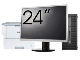 Pachet Calculator Second Hand HP 800 G2 Tower, Intel Core i5-6500 3.20GHz, 8GB DDR4, 256GB SSD + Monitor 24&amp;quot; &amp; Imprimanta Brother HL-L6300DW NewT