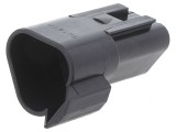 Conector Cablu-Cablu PX0 3-Pin Negru