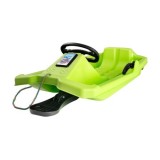 Sanie bob Niko, cu volan si frana, verde &ndash; 6728, Marmat
