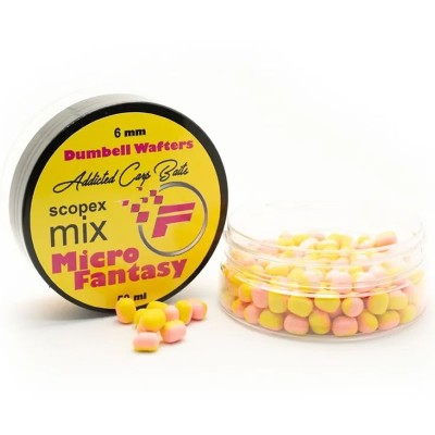 Wafters Addicted Carp Baits Dumbell Fantasy, Scopex Mix, 6mm, 50ml foto