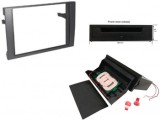 Kit Rama Radio Auto cu Incarcator Wireless Audi A4 B7 Seat Exeo Negru 2DIN