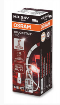 BEC CAMION 24V H3 70 W TRUCKSTAR PRO +120% NEXTGEN OSRAM foto