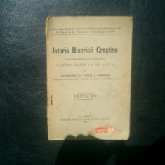 Istoria bisericii crestine conform programei analitice pentru clasa V-a de liceu - Const. I. Popescu