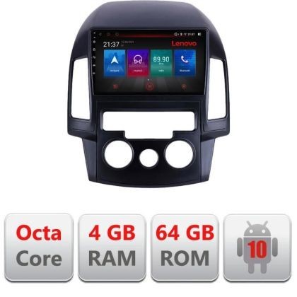 Navigatie HHyundai I30 2009-2012 clima manuala E-i30ac Octa Core cu Android Radio Bluetooth Internet GPS WIFI DSP 4+64G CarStore Technology