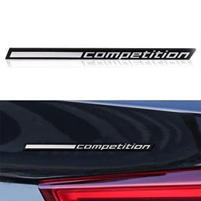 Emblema Competition spate portbagaj BMW foto
