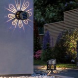 Lampa solara decorativa - de perete - 8 x 9 cm - 1 LED SMD alb cald Best CarHome, Garden Of Eden