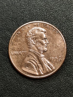 B 11 Moneda 1 Cent SUA 1996 foto