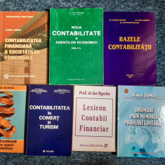 7 vol. contabilitate (Marin Toma, Ioan Andone, Ion Agache, Florin Coman etc.)