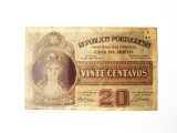 Rara! Portugalia 20 Centavos 1925,bancnota din imagini la cel mai mic pret
