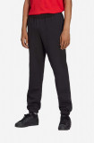 Adidas Originals pantaloni de trening din bumbac culoarea negru, uni HB7501-black