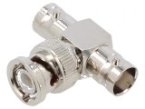 Adaptor BNC soclu x2 50&Omega; 4GHz
