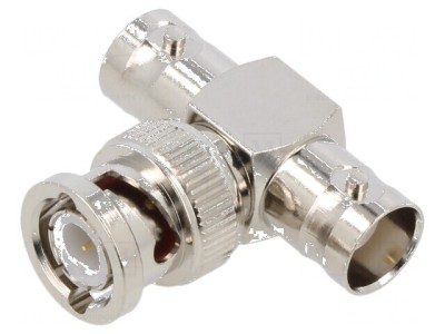 Adaptor BNC soclu x2 50&amp;Omega; 4GHz foto