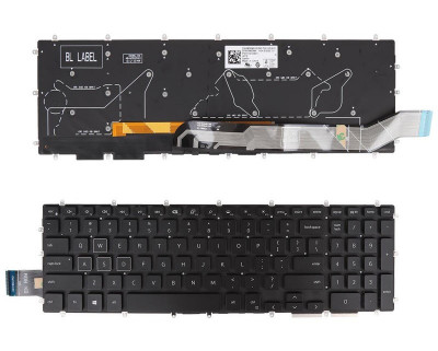 Tastatura laptop noua DELL Latitude 3500 3590 Vostro 5568 7570 7580 BLACK Full Colorful Backlit US DP/N 343NN foto