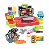 Set supermarket cu casa de marcat, calculator functional, cu sunet si lumina, 3 ani +, Topi Toy