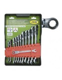 Set De 12 Chei Combinate Flexibile Cu Clichet
