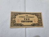 bancnota filipine 10 c 1942 ocup jap