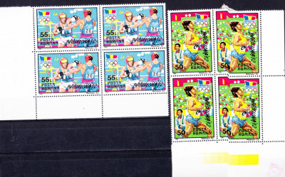 TSV$ - 1992 LP 1289 J.O. DE VARA, BARCELONA BLOC X 4 MNH/** LUX foto