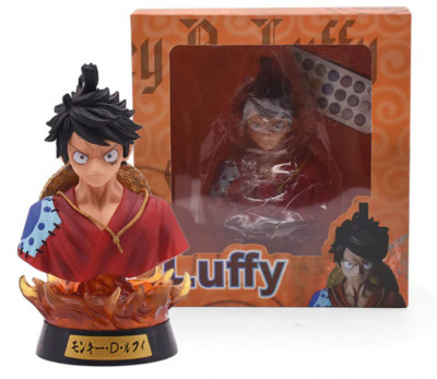 Bust Luffy One Piece LED 16 cm anime foto