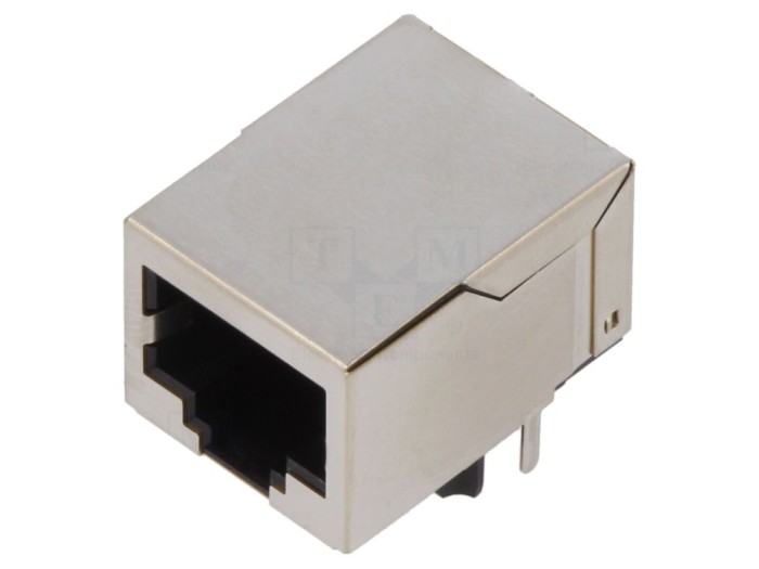 Conector RJ45 ecranat cu LED