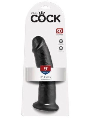 Vibrator 9&amp;quot; Cock Black foto