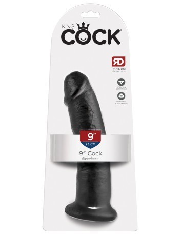 Vibrator 9" Cock Black