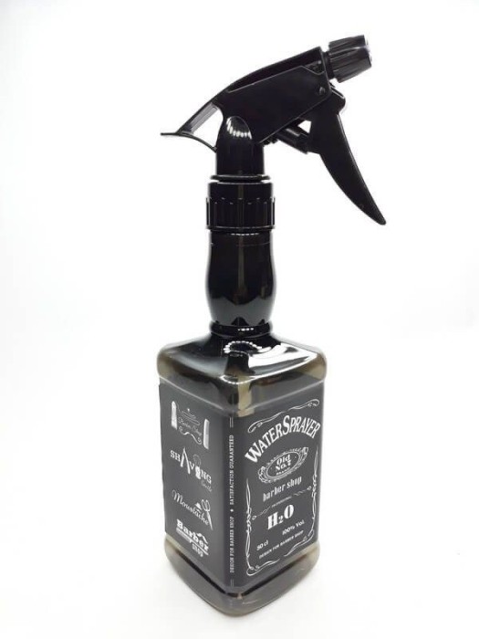 Pulverizator frizerie whisky negru