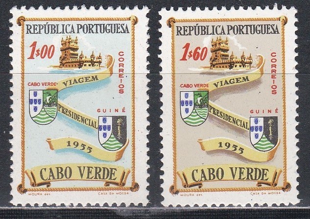 Capul Verde 1955 - Vizita prezidențială, MNH