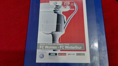 program FC Wohlen - FC Winterthur foto
