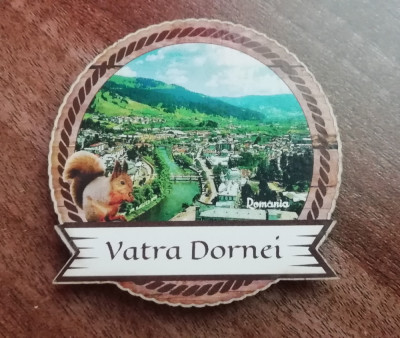 M3 C3 - Magnet frigider tematica turism - Vatra Dornei - Romania 31 foto