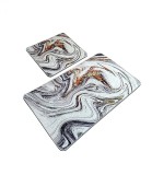 Set 2 Covorase baie Blur Banyo, 60 x 100 cm, 50 x 60 cm, Antiderapant, Multicolor
