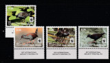 Cook Islands 2014-Fauna,WWF,Pasari,serie (partea I) 4 val.dant.,bordura sus, Nestampilat