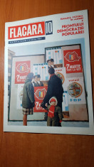 flacara 6 martie 1965-art. si foto orasul hunedoara si bucuresti,piata chibrit foto