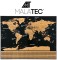 World map - scratch card with flags + accessories 23442 - 2