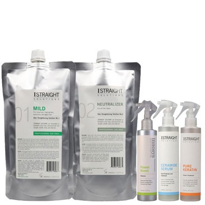 Kit Indreptare Permanenta Pentru Par Vopsit Istraight 400ml foto