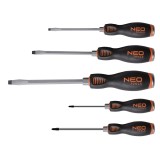 Set surubelnite de impact 5 piese NEO TOOLS, plate si PH