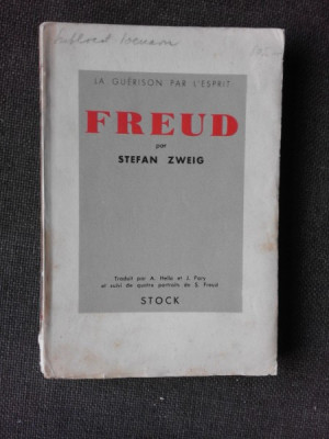 LA GUERISON PAR L&amp;#039;ESPRIT, SIGMUND FREUD - STEFAN ZWEIG (CARTE IN LIMBA FRANCEZA) foto