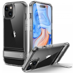 Husa iPhone 15 Plus ESR Air Shield Boost Kickstand, transparenta foto