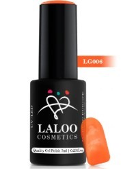 Oja semipermanenta Glass efect Orange n6 Laloo 7ml foto