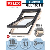 Fereastra mansarda VELUX GLL 1061B, lemn, 3 sticle, maner jos