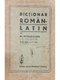 M. Staureanu - Dictionar roman - latin