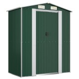 Cumpara ieftin Sopron de gradina, verde, 192x1021x223 cm, otel galvanizat