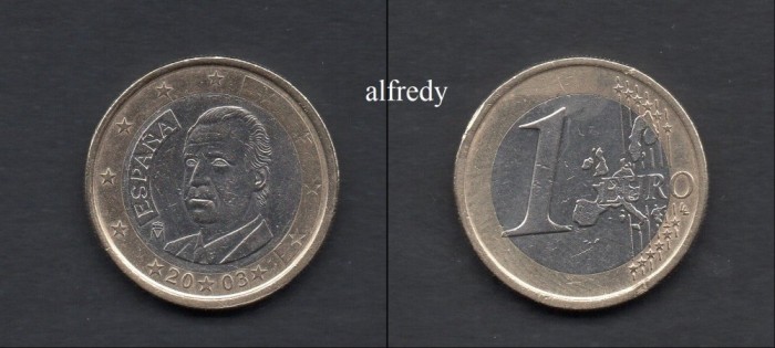 SPANIA 2003, 1 euro