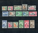 Zanzibar 1964 - Uzuale, motive locale, supratipar de mana, serie neuzata